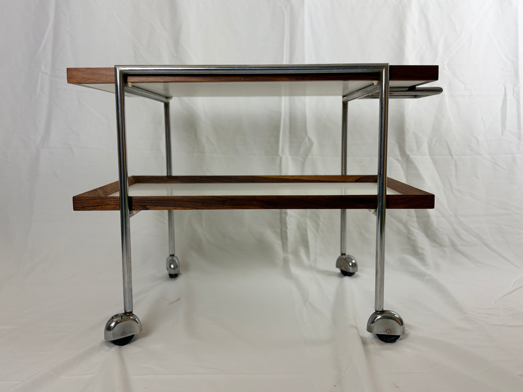 Serving trolley by Poul Norreklit