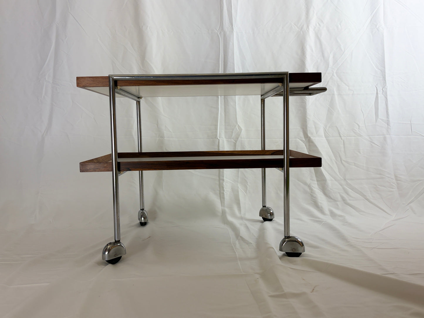 Serving trolley by Poul Norreklit
