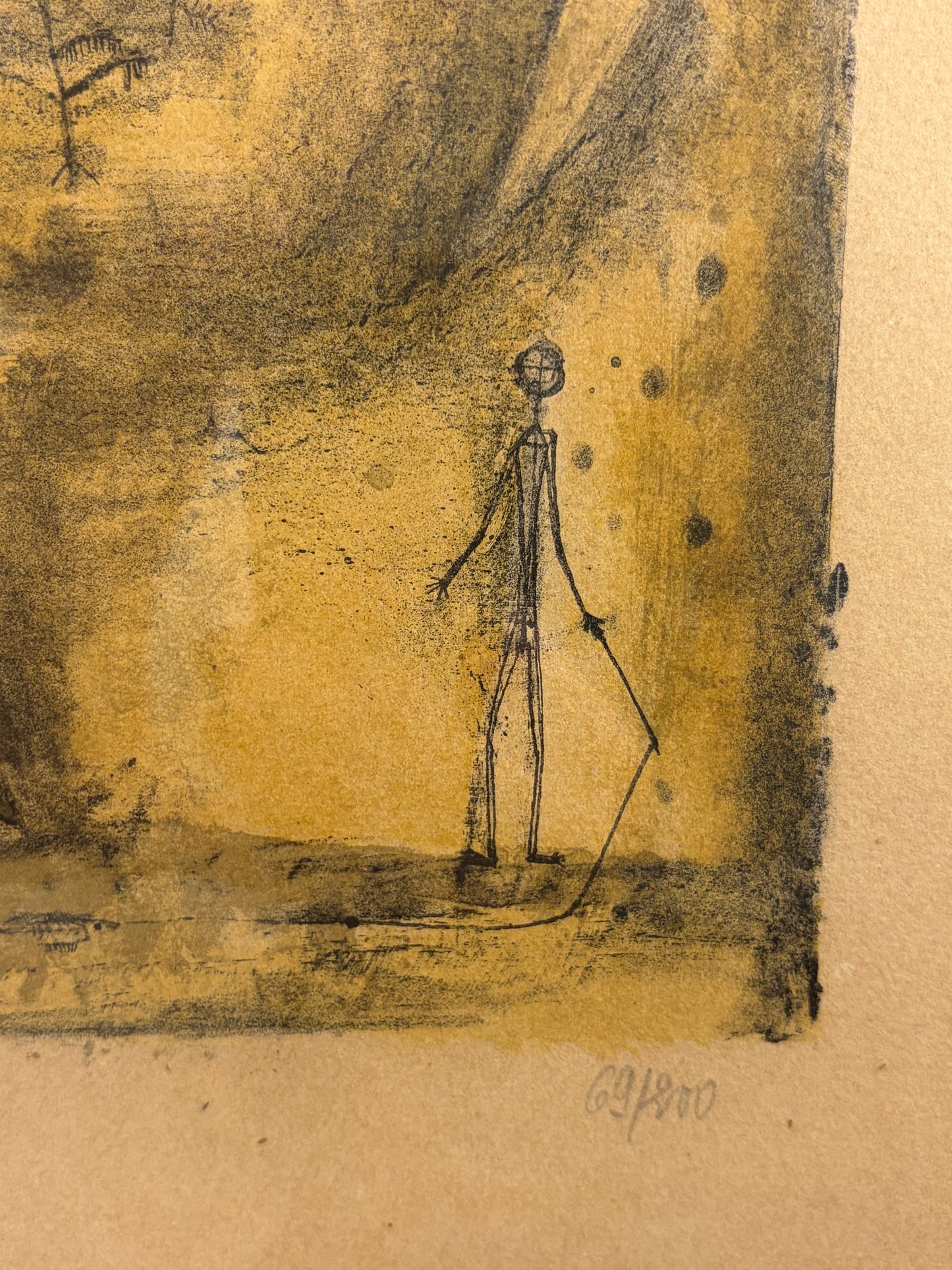 Farblithografie Landschaft von Zao Wou-Ki