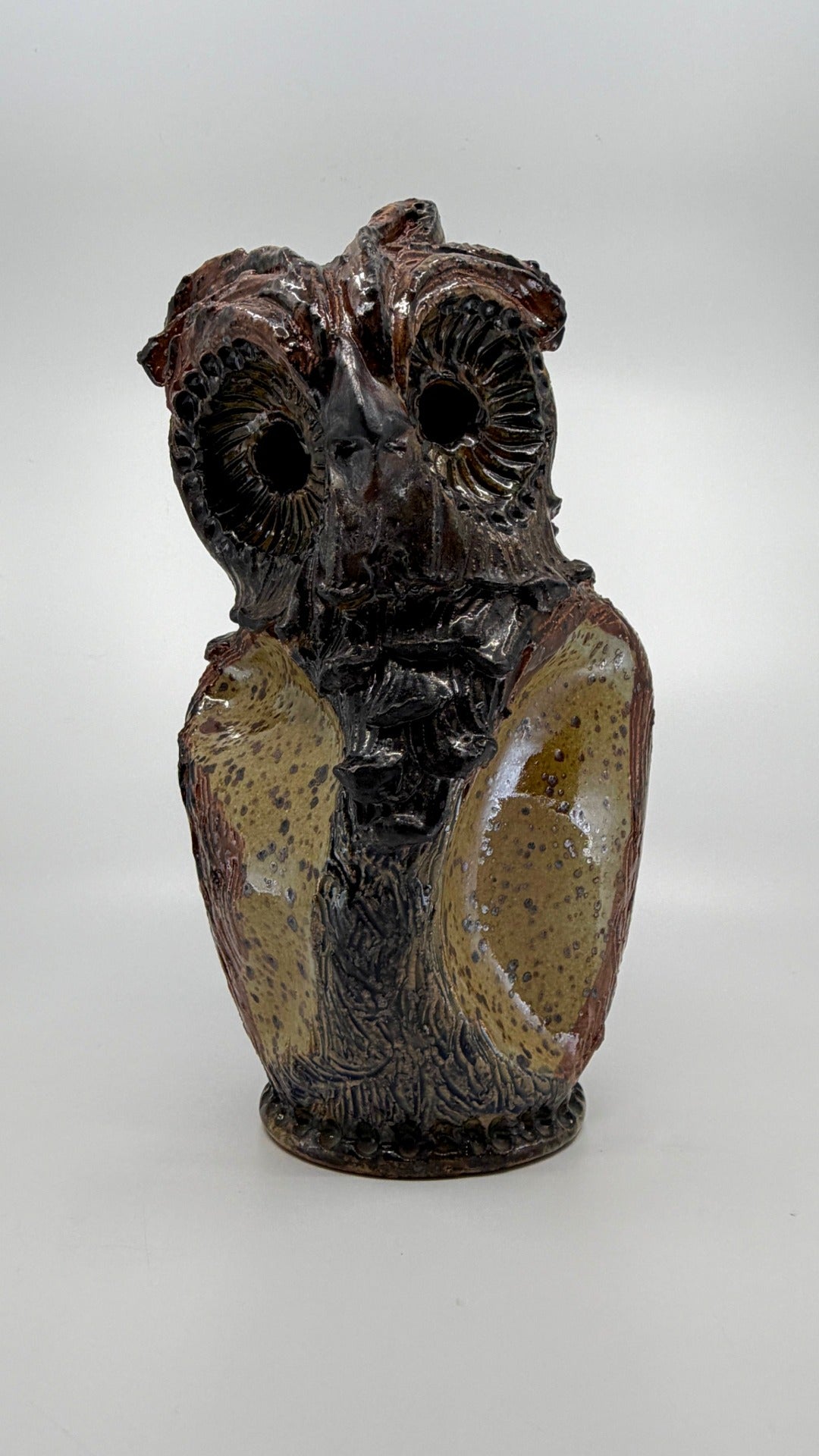 Eule aus Keramik von Henri Siegfried