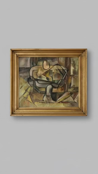 Oil painting by Desiderius Orban
