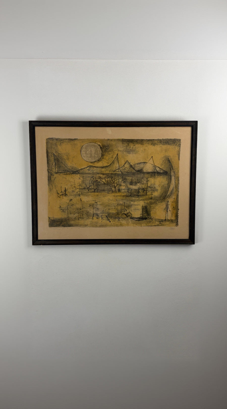 Farblithografie Landschaft von Zao Wou-Ki