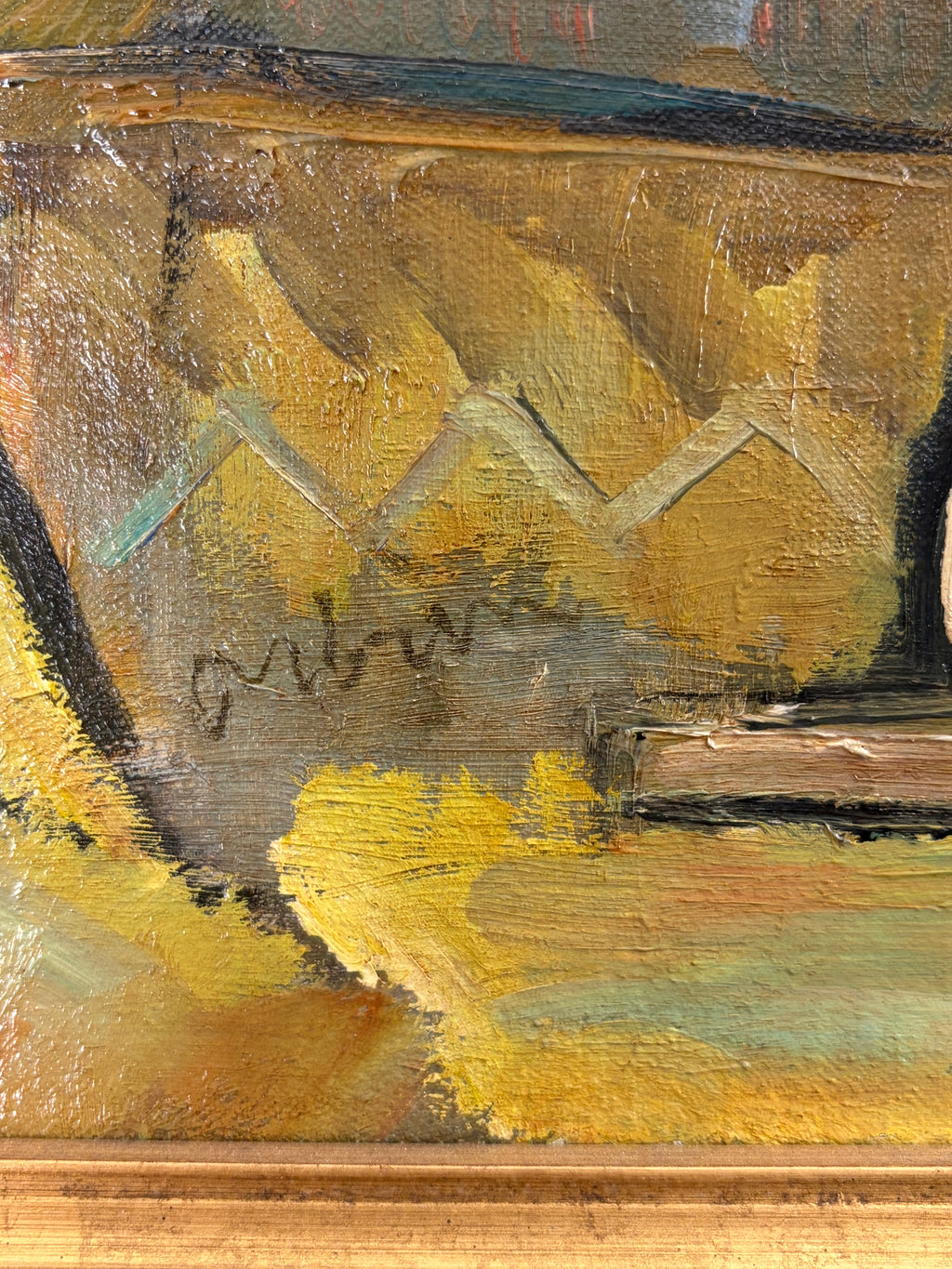 Oil painting by Desiderius Orban
