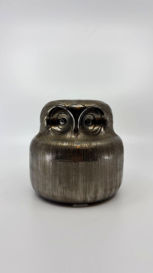 Ceramic owl by Aldo Landi