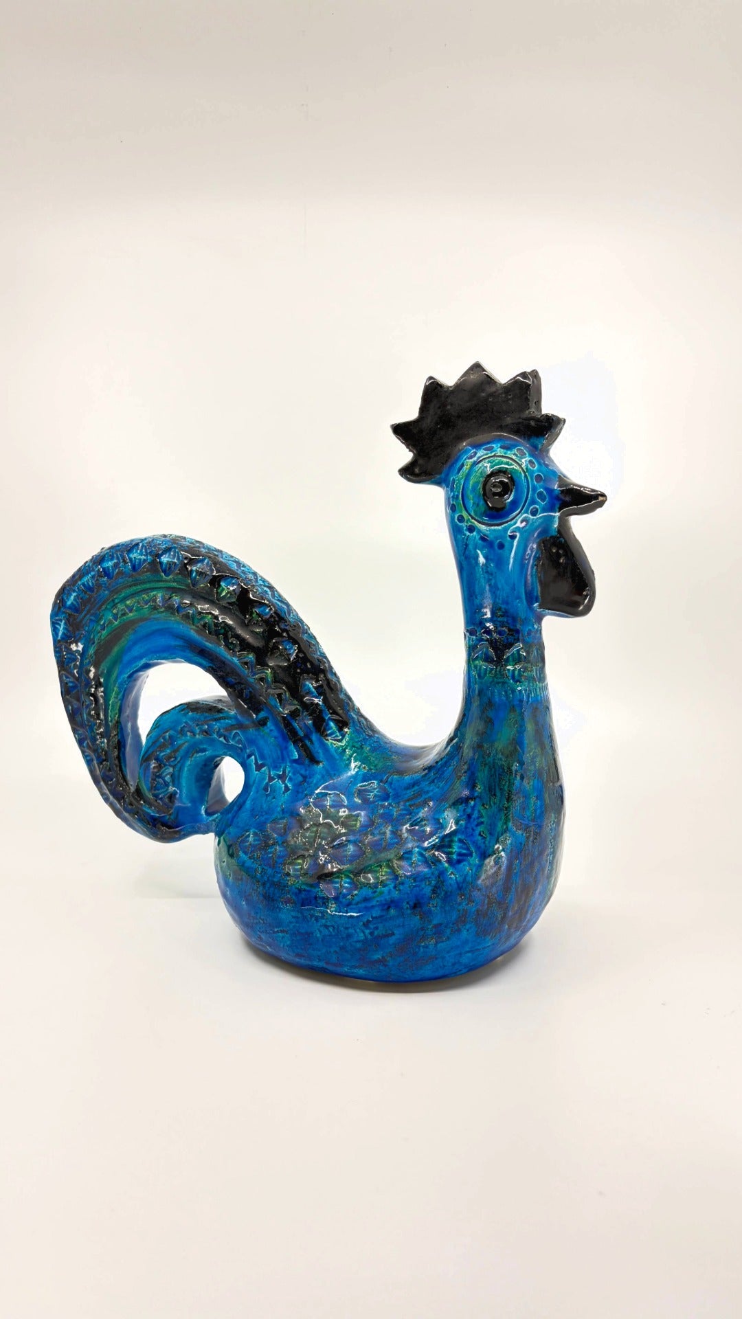 Keramik Hahn Rimini Blu von Aldo Londi