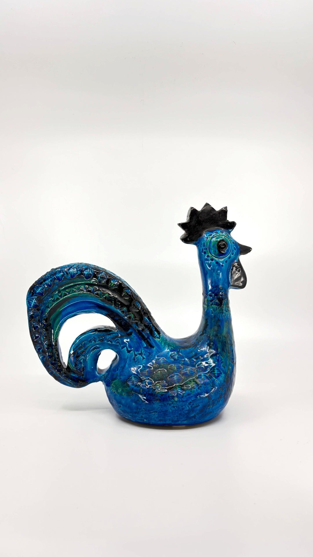 Keramik Hahn Rimini Blu von Aldo Londi