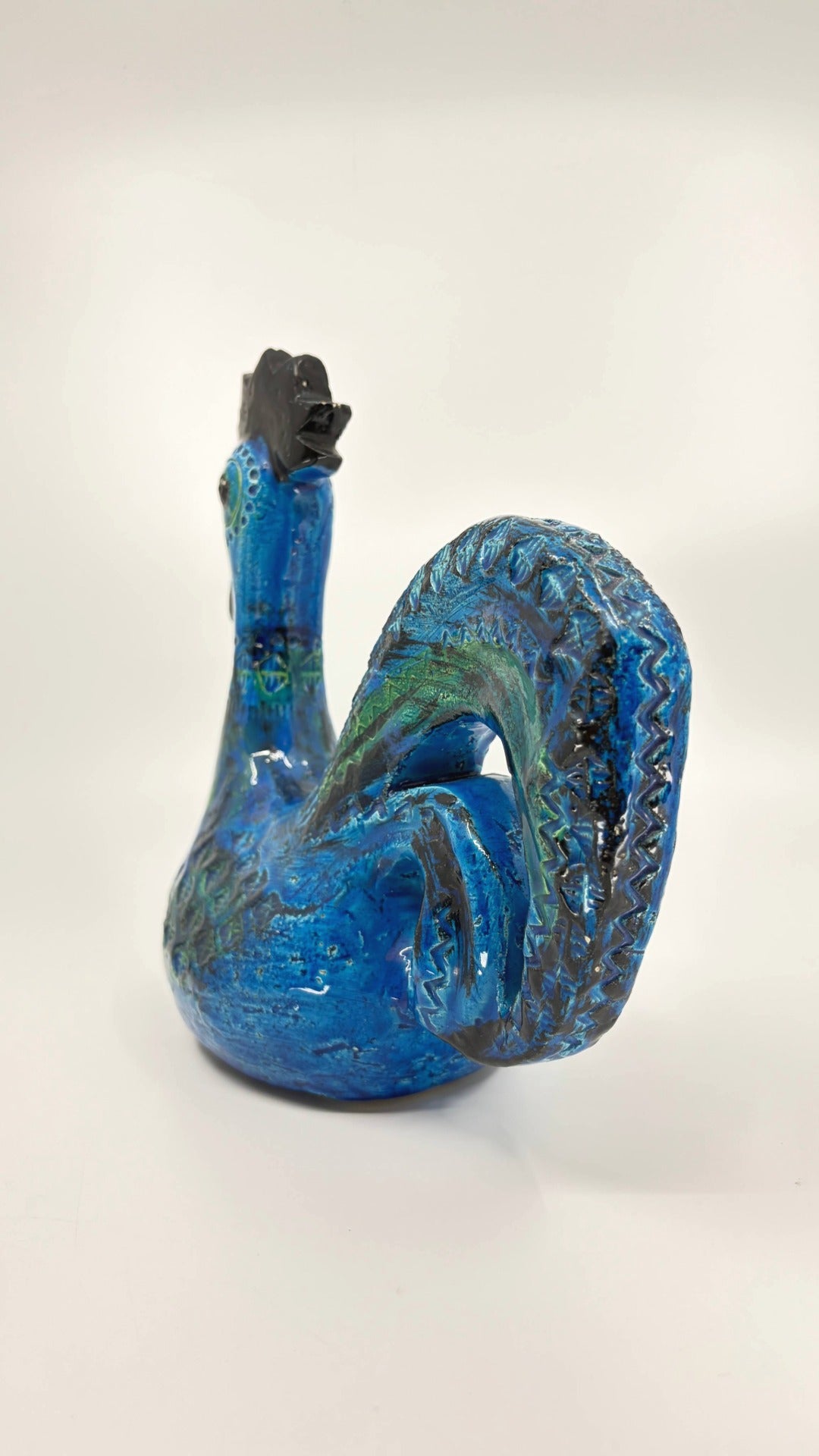 Keramik Hahn Rimini Blu von Aldo Londi