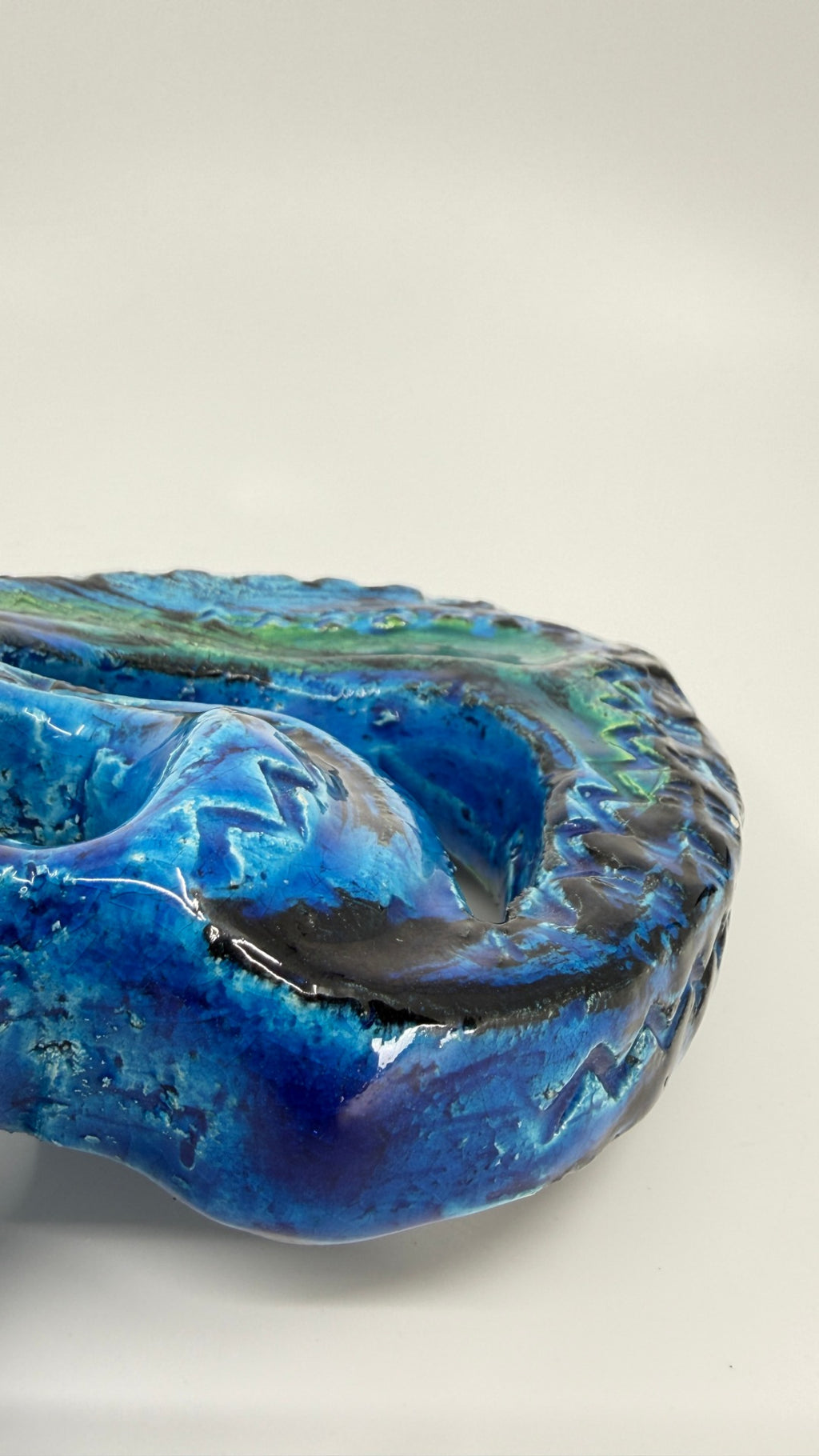 Keramik Hahn Rimini Blu von Aldo Londi