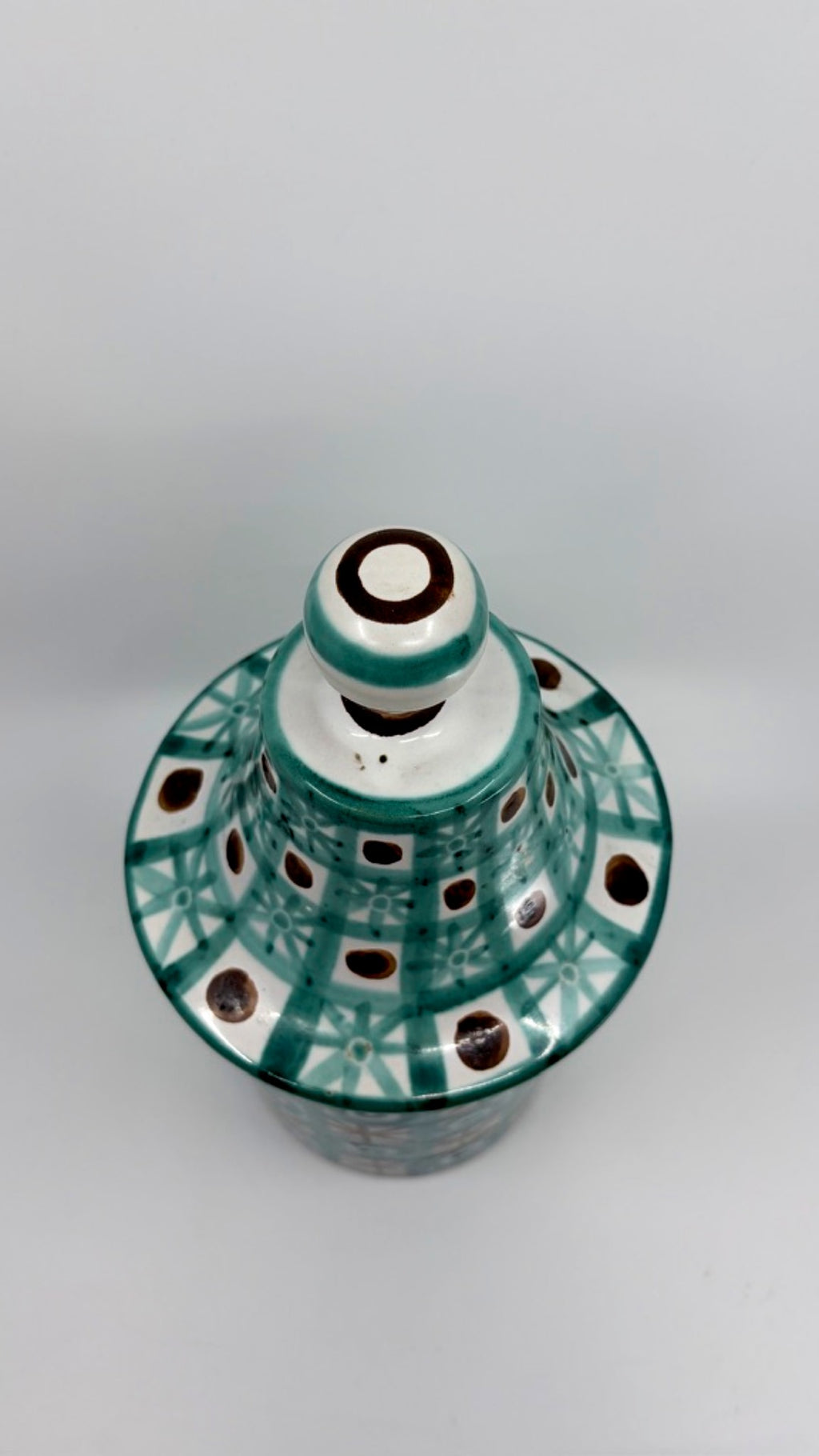 Ceramic jar with lid by Robert Picault
