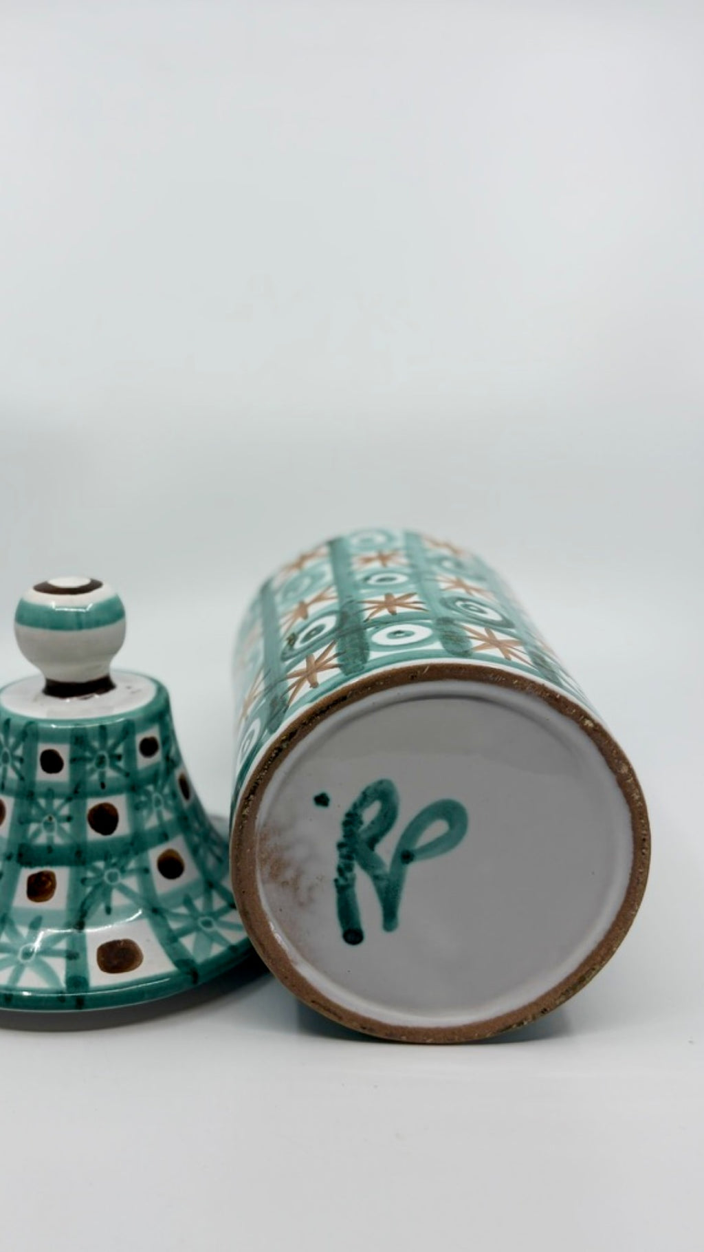 Ceramic jar with lid by Robert Picault