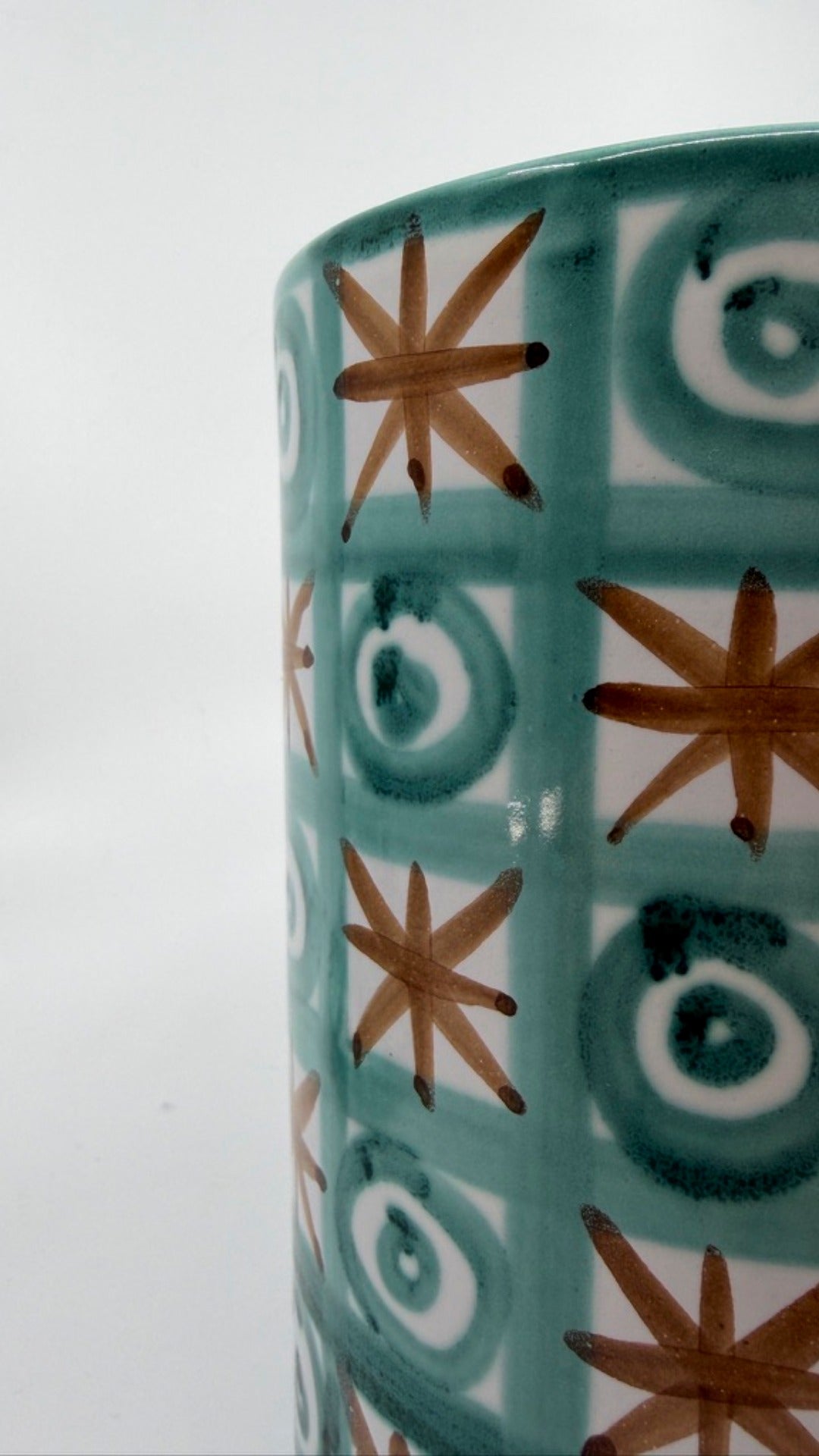 Ceramic jar with lid by Robert Picault