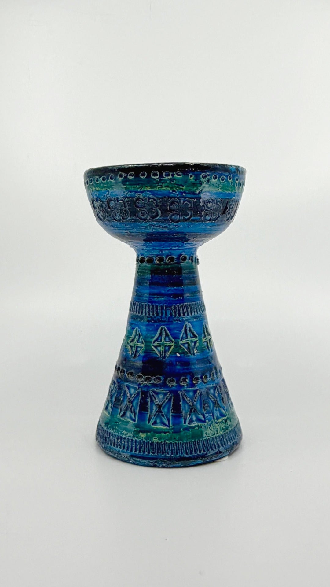 Kerzenhalter aus Keramik von Aldo Londi