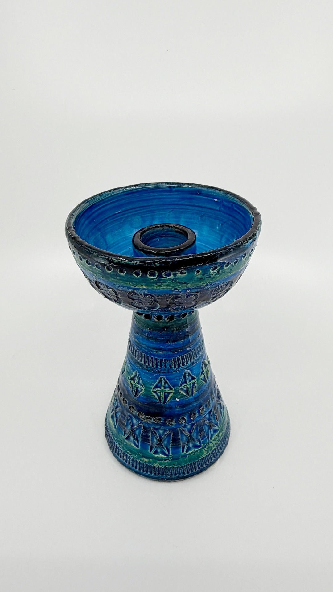 Kerzenhalter aus Keramik von Aldo Londi