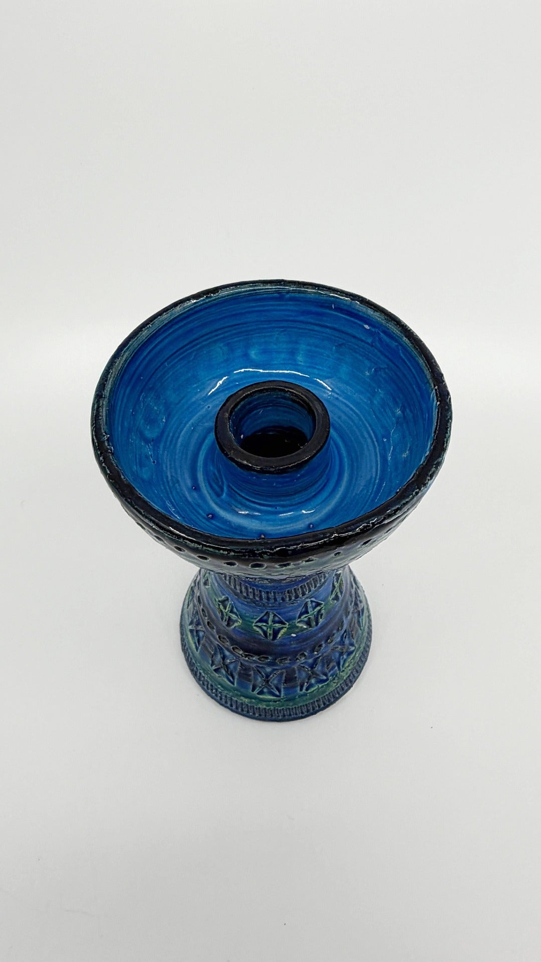 Kerzenhalter aus Keramik von Aldo Londi