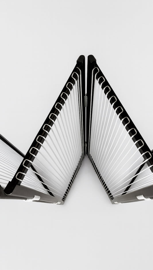 Minimalist folding screen by Georges Tigien