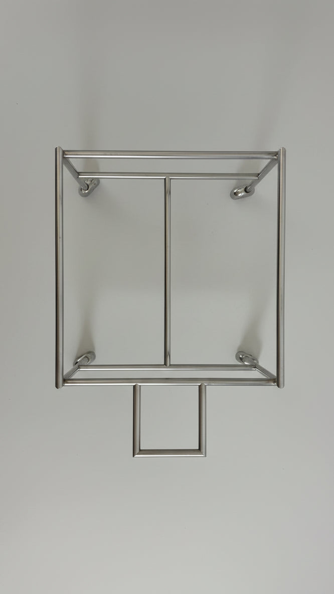 Servierwagen Poul Norreklt Gestell von oben