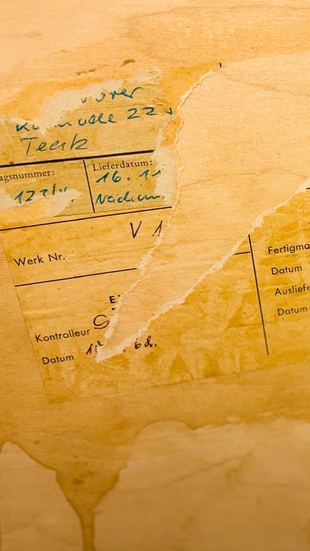 Buffet M224 par Heinrich Vogt