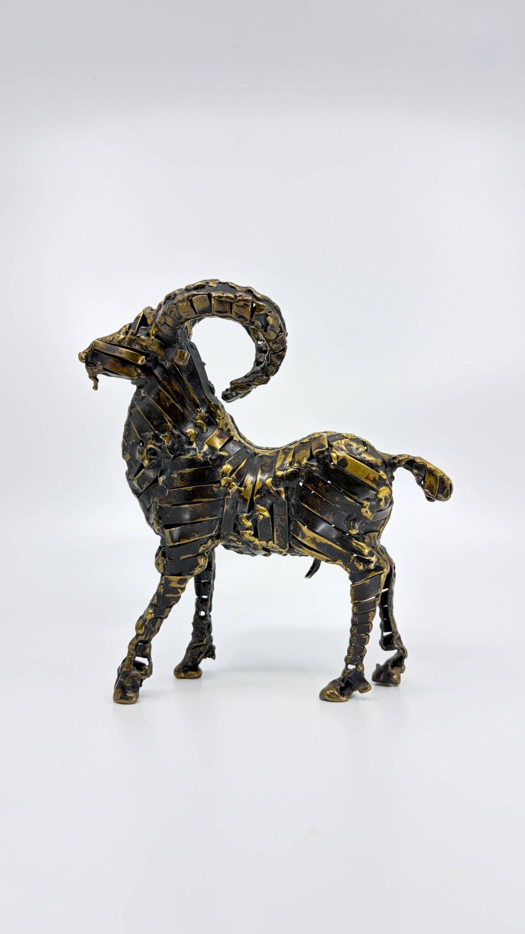 Steinbock aus Messing - Maison Roju