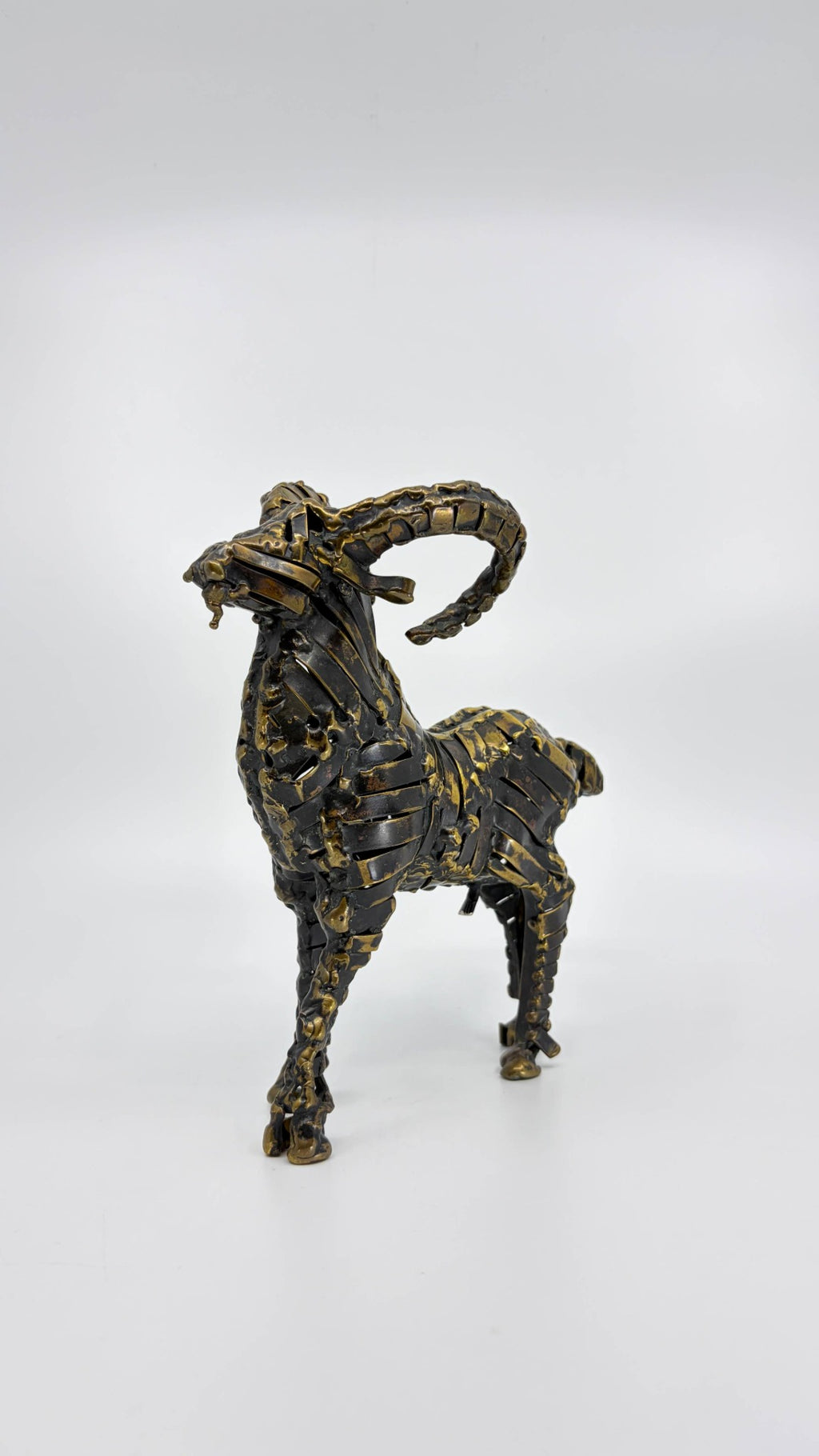 Steinbock aus Messing - Maison Roju