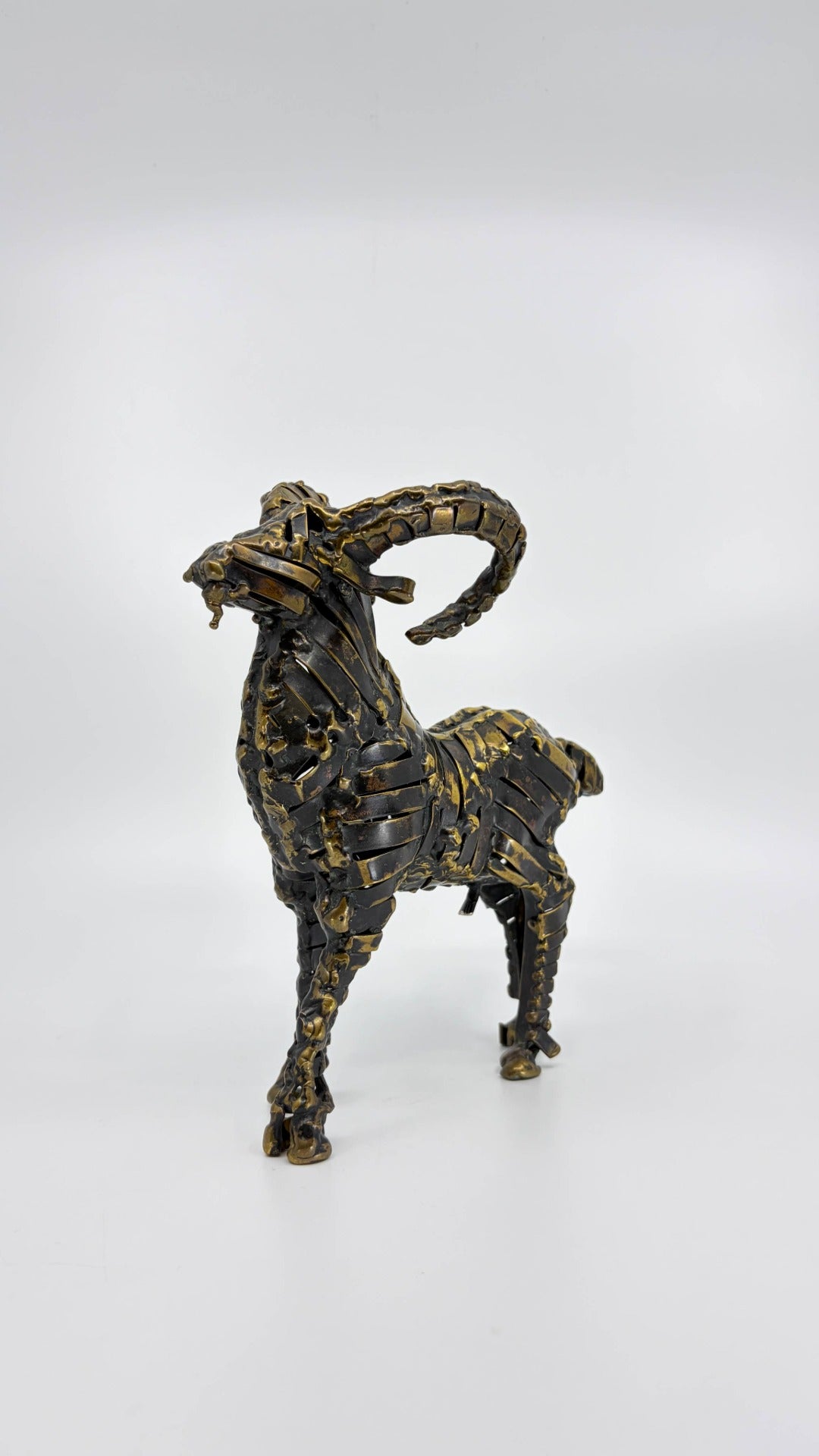 Steinbock aus Messing - Maison Roju