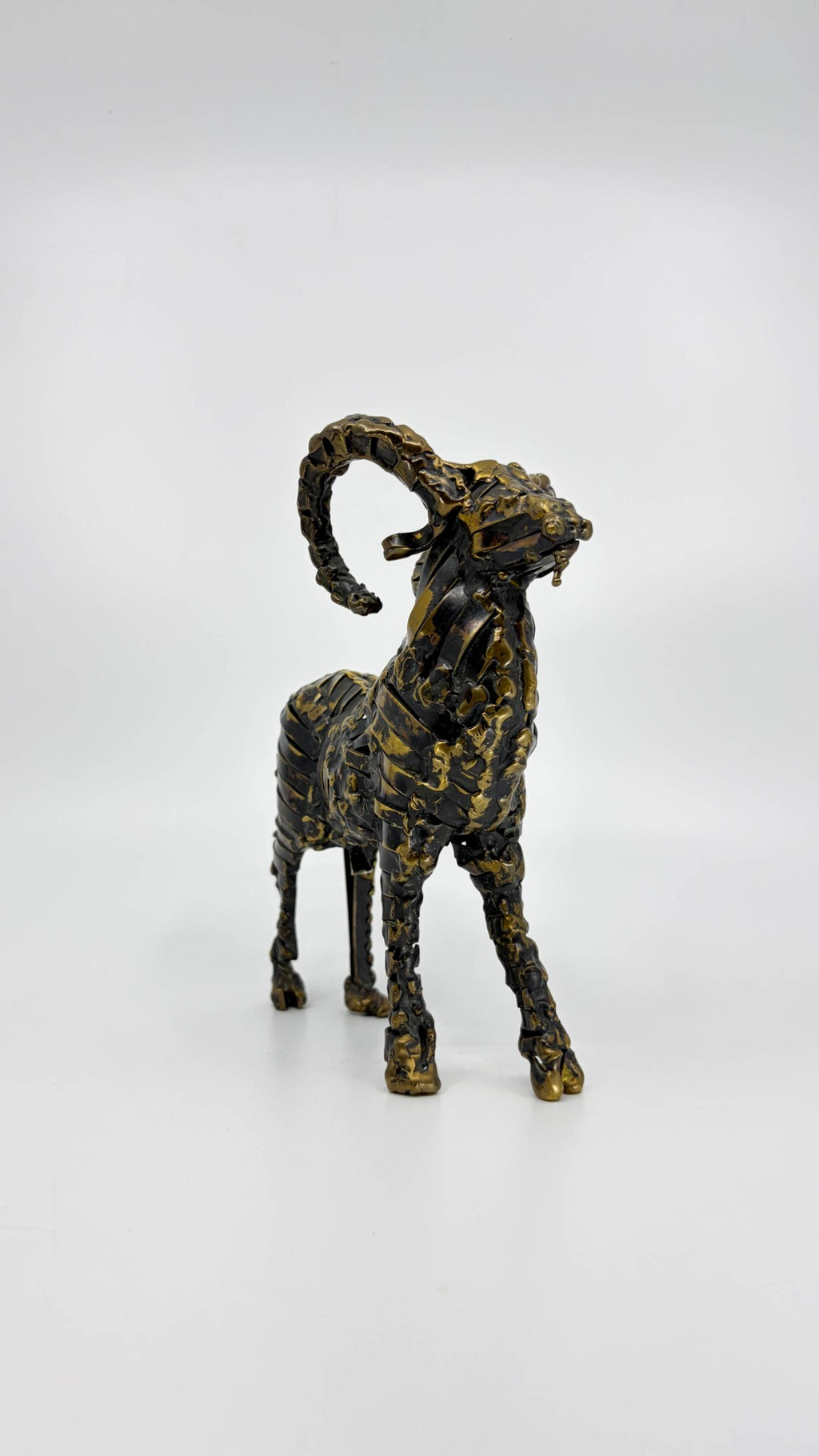 Steinbock aus Messing - Maison Roju