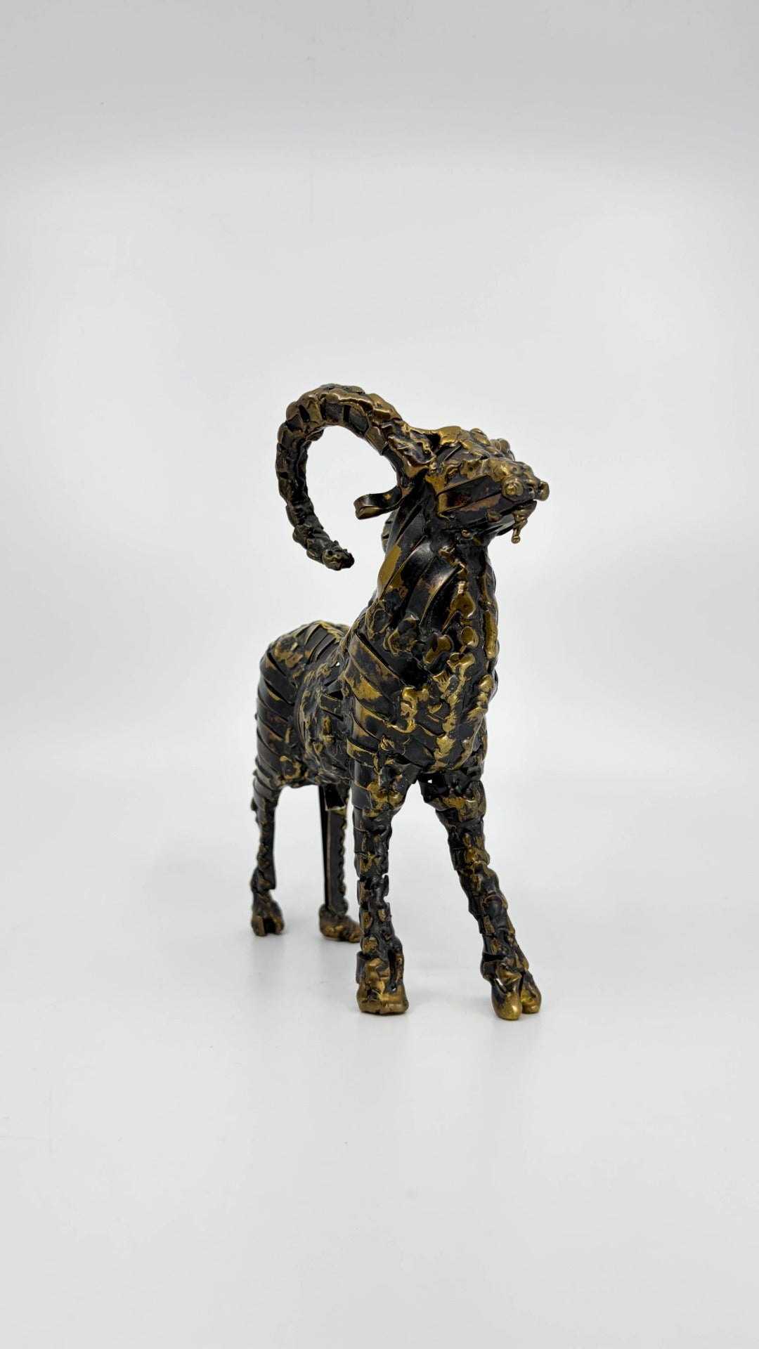 Steinbock aus Messing - Maison Roju