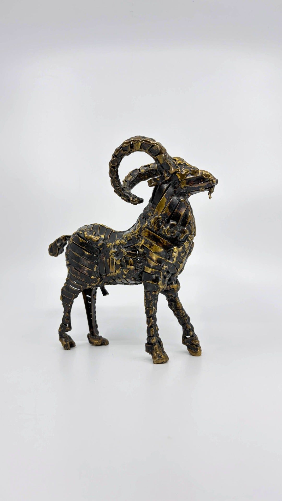 Steinbock aus Messing - Maison Roju