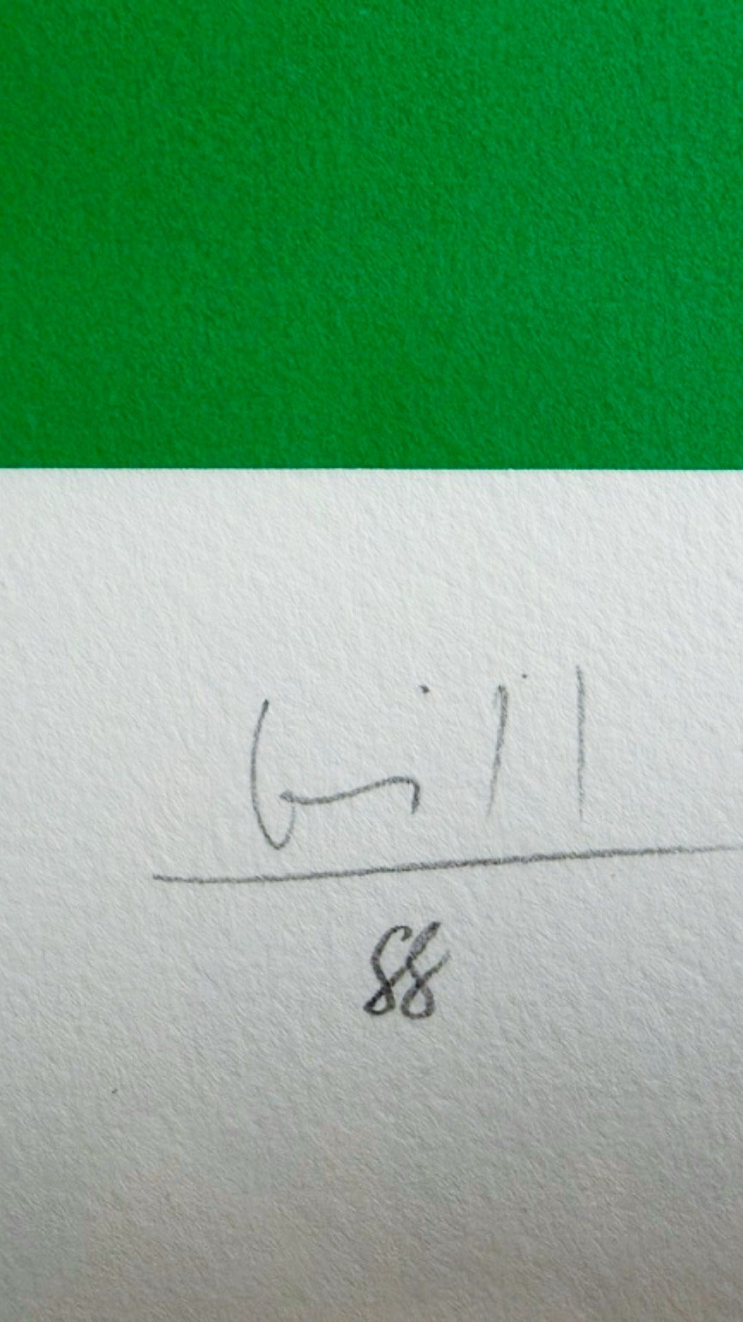 Variation in three colors, lithograph by Max Bill