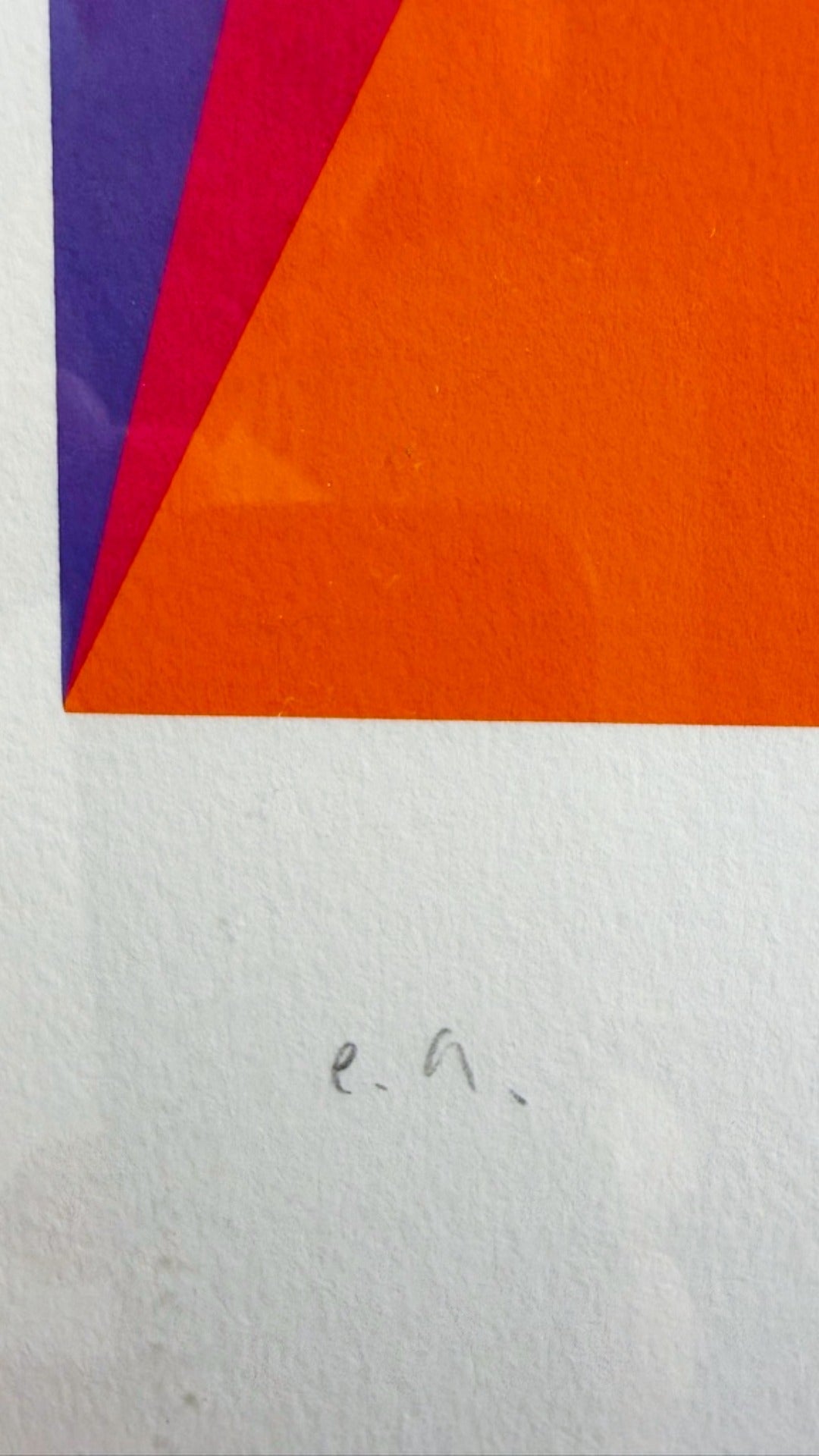 Variation in three colors, lithograph by Max Bill