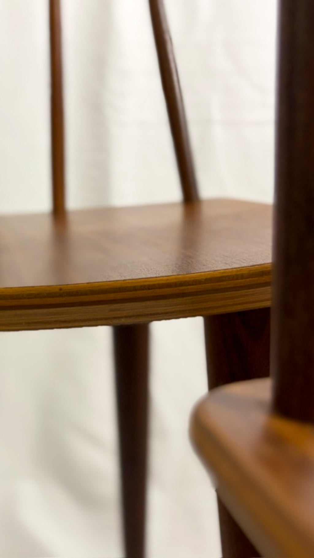 Vier Stühle Modell J77 von Folke Plasson