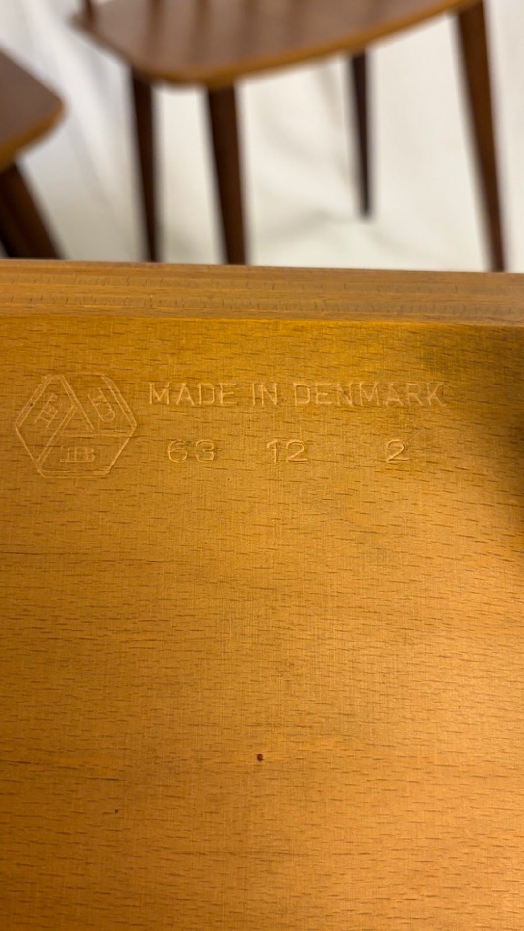 Four chairs, model J77 by Folke Plasson