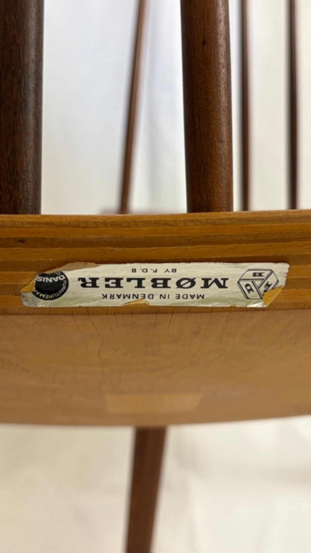 Four chairs, model J77 by Folke Plasson