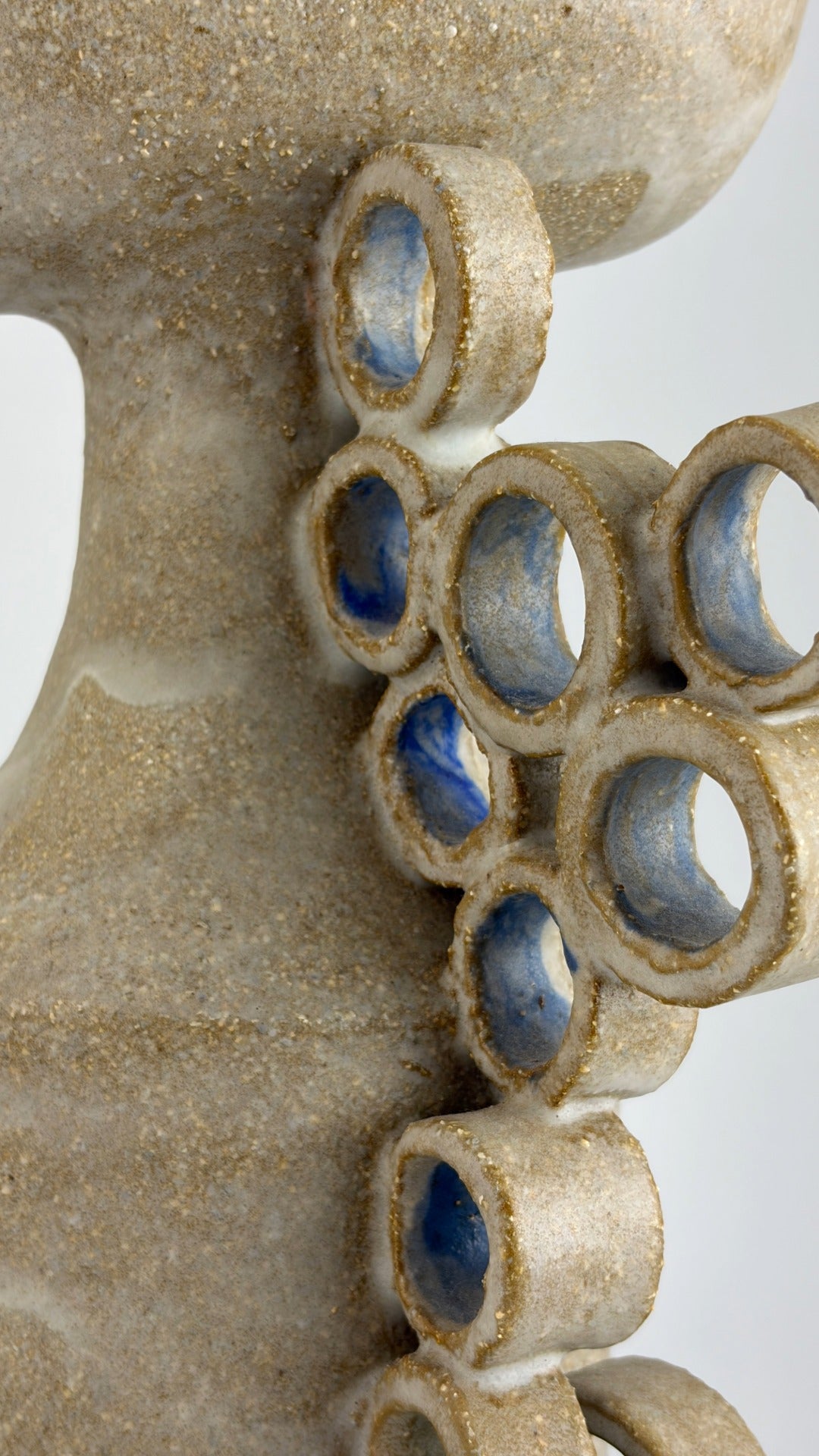 Keramiklampe Fischervogel von Pierre Koppe