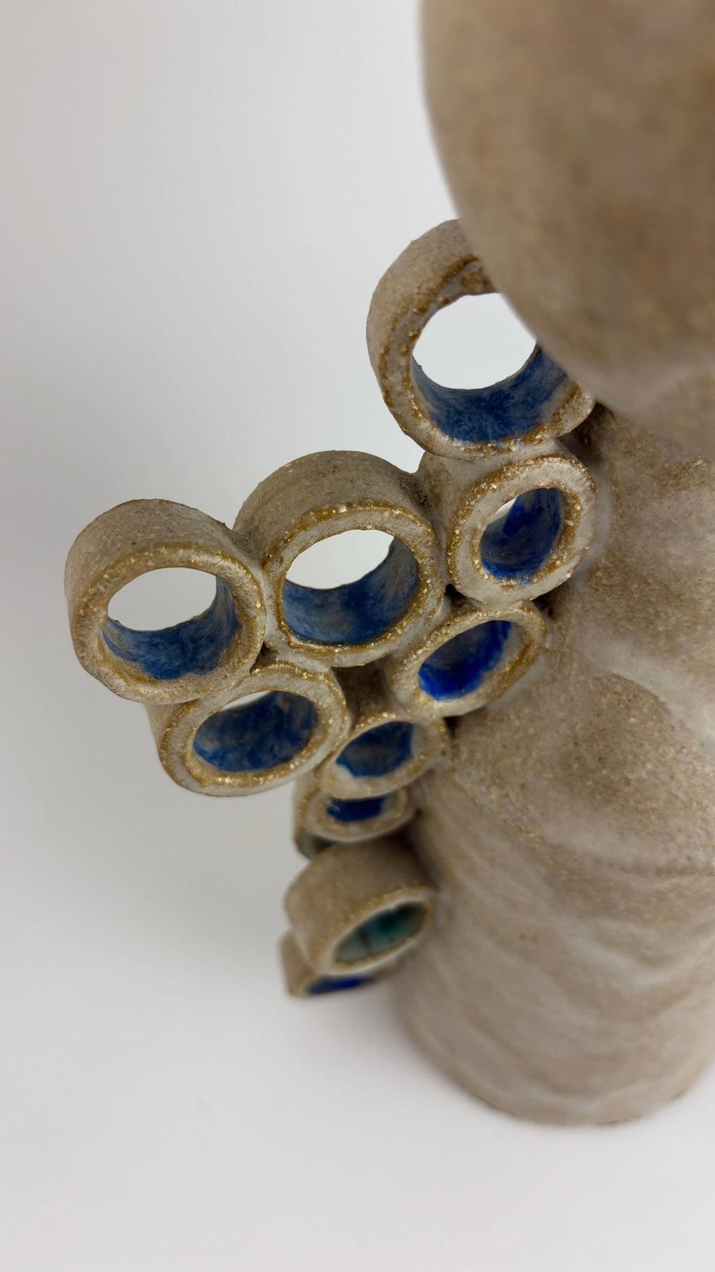 Keramiklampe Fischervogel von Pierre Koppe